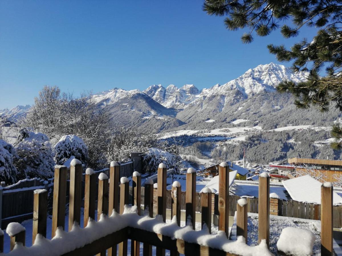 Chalet Gletscherblick Stubai Mieders Exterior foto